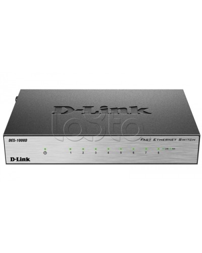 Коммутатор D-Link DES-1008D/L2B в Новом Уренгое Коммутаторы Pintop.ru