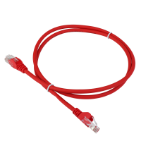 Патч-корд LANMASTER LSZH UTP кат.5e, 0.3 м, красный LANMASTER LAN-PC45/U5E-0.3-RD